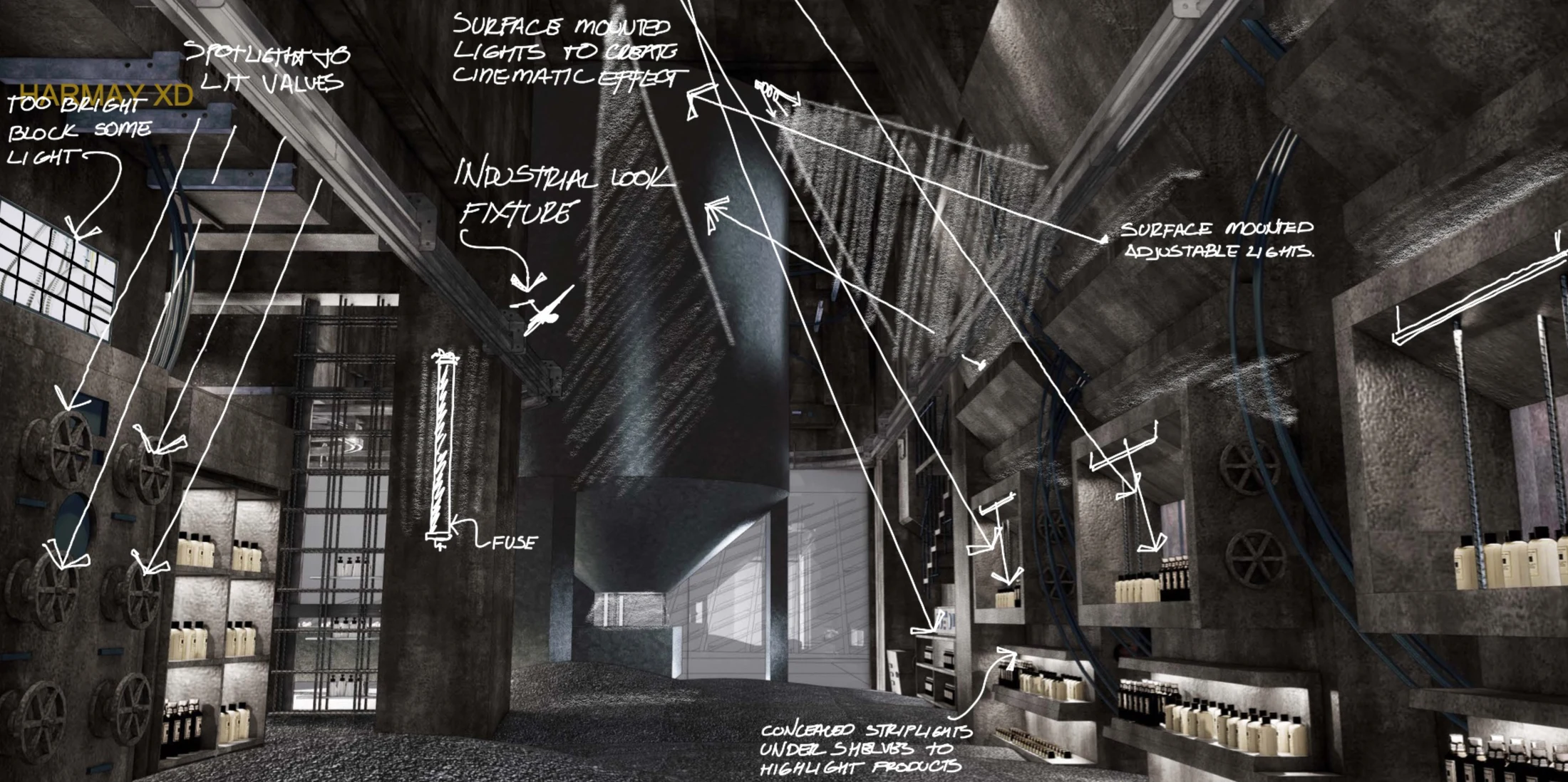 Lighting concept and design direction